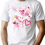 Hazbin Hotel Angel Dust Classic Premium Heavyweight Cotton T-Shirt - White