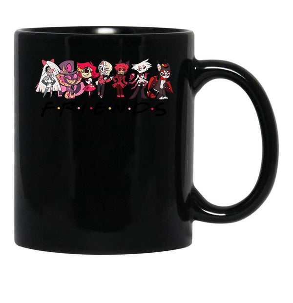Hazbin Hotel Friend Black Coffee Mug, Gift Coffee Mug - Black