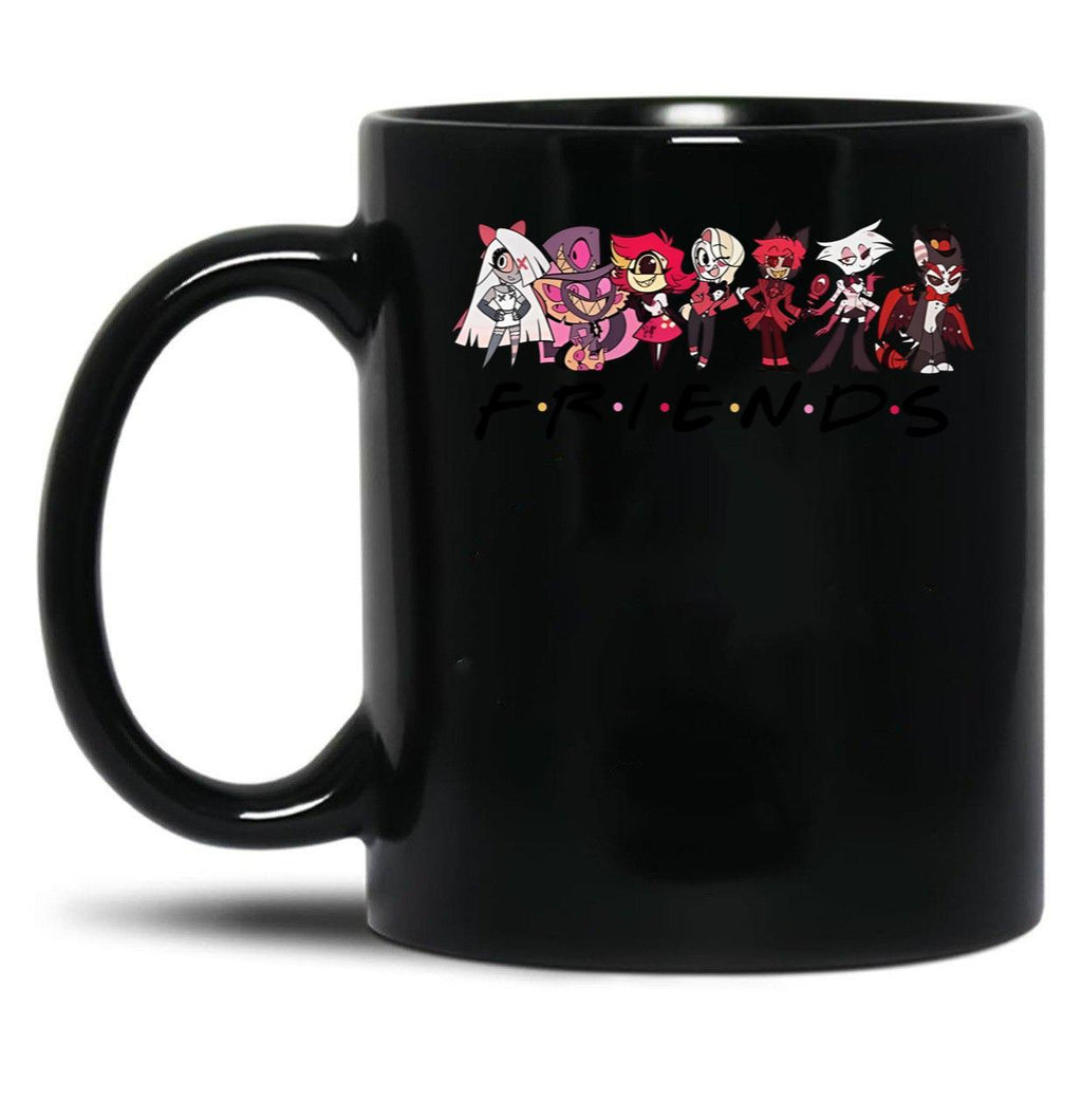 Hazbin Hotel Friend Black Coffee Mug, Gift Coffee Mug