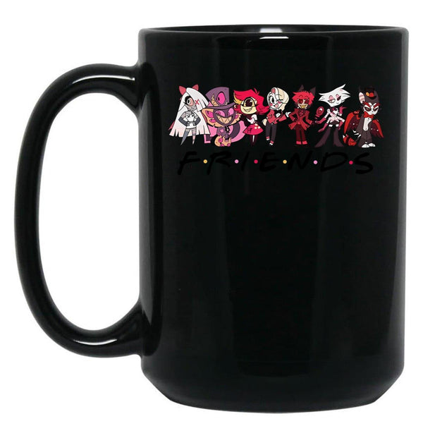 Hazbin Hotel Friend Black Coffee Mug, Gift Coffee Mug - Black