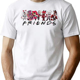 Hazbin Hotel Friend Shirt Hazbin Hotel Characters Shirt	Hazbin Hotel Fan Unisex Premium Heavyweight Cotton T-Shirt - White