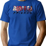 Hazbin Hotel Friend Shirt Hazbin Hotel Characters Shirt	Hazbin Hotel Fan Unisex Premium Heavyweight Cotton T-Shirt - Blue