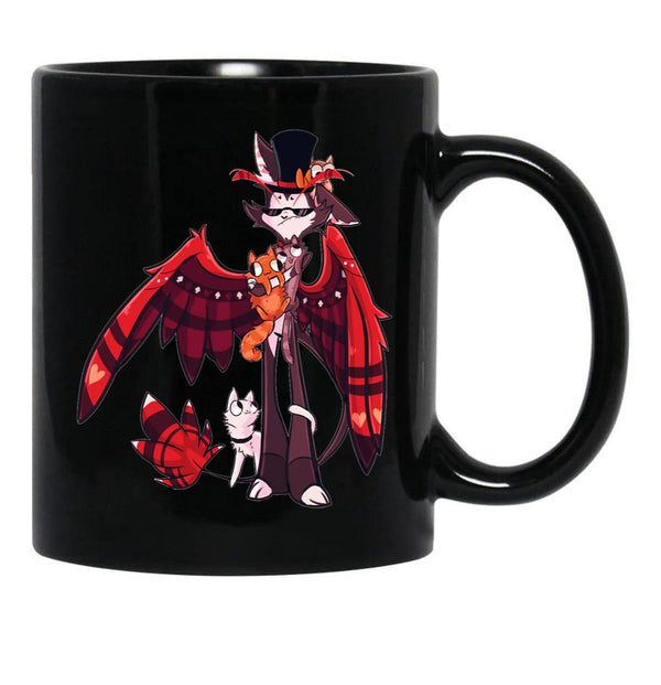 Hazbin Hotel - Husk Classic Black Coffee Mug, Gift Coffee Mug - Black