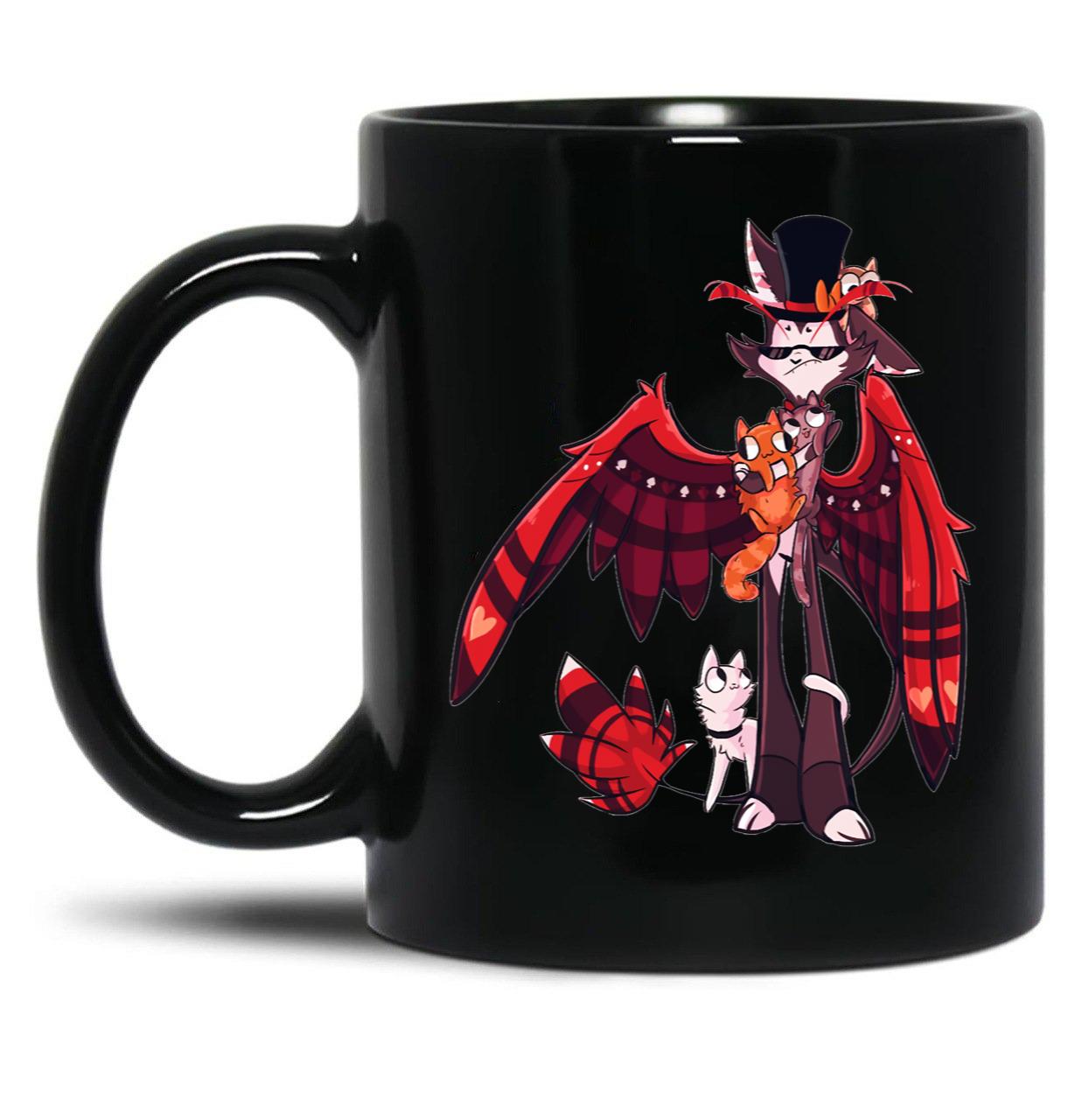 Hazbin Hotel - Husk Classic Black Coffee Mug, Gift Coffee Mug