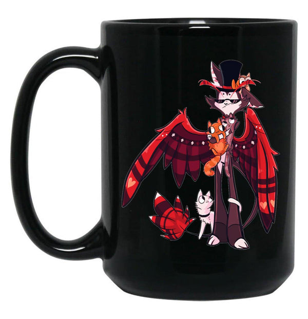 Hazbin Hotel - Husk Classic Black Coffee Mug, Gift Coffee Mug - Black