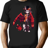 Hazbin Hotel - Husk Classic Premium Heavyweight Cotton T-Shirt - Black