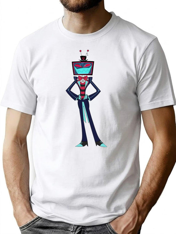 Hazbin Hotel - vox Classic Premium Heavyweight Cotton T-Shirt - White
