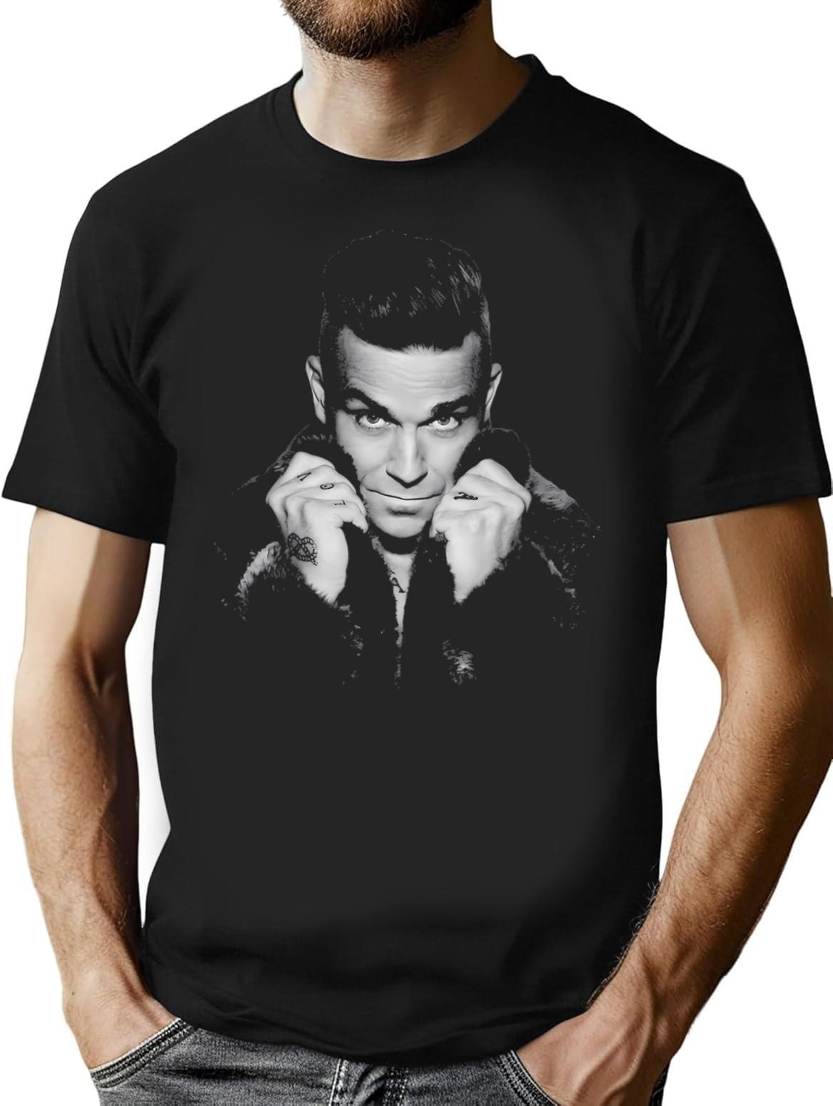 Hdfiokjrobbielkhbdff T-Shirt for Men & Women, T-Shirts Graphic Tee - Black