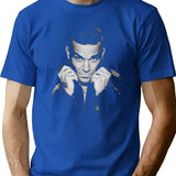 Hdfiokjrobbielkhbdff T-Shirt for Men & Women, T-Shirts Graphic Tee - Blue