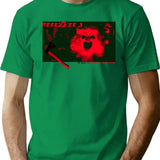 He Sees You When Youre Sleeping T-Shirt for Men & Women, T-Shirts Graphic Tee - Green