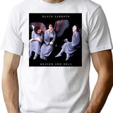 Heavenn And Hell T-Shirt for Men & Women, T-Shirts Graphic Tee - White