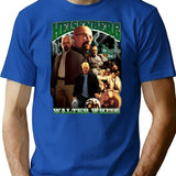 Heinsenberg Walter White Bb - Bootleg Vintage T-Shirt for Men & Women, T-Shirts Graphic Tee - Blue