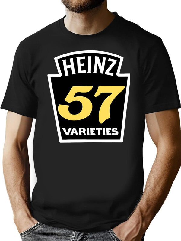 Heinz for Fans Premium Heavyweight Cotton T-Shirt - Black