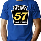 Heinz for Fans Premium Heavyweight Cotton T-Shirt - Blue