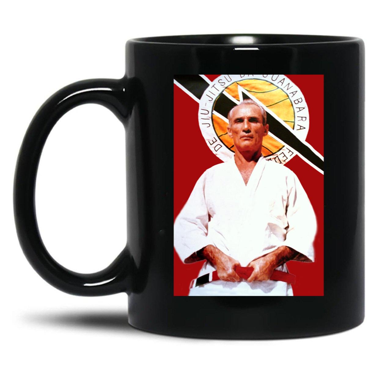 Helio Gracie Black Coffee Mug, Gift Coffee Mug