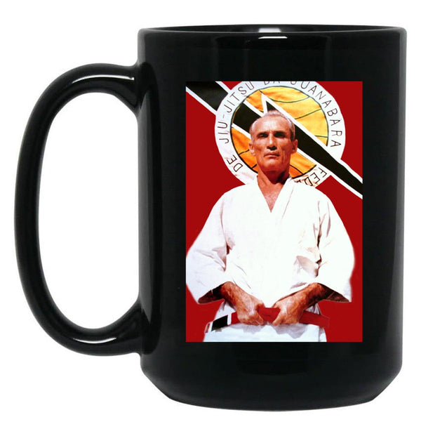 Helio Gracie Black Coffee Mug, Gift Coffee Mug - Black