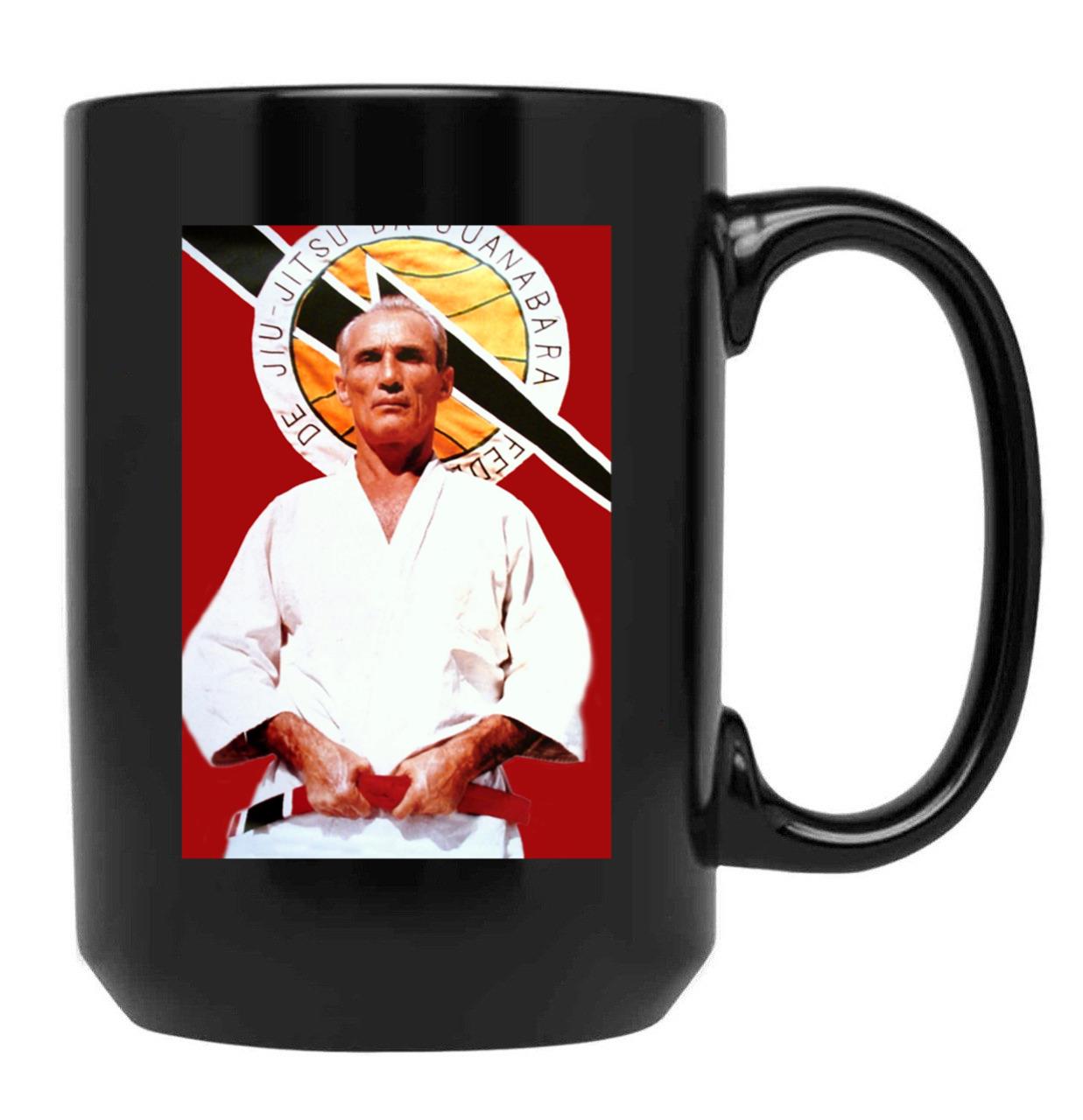 Helio Gracie Black Coffee Mug, Gift Coffee Mug