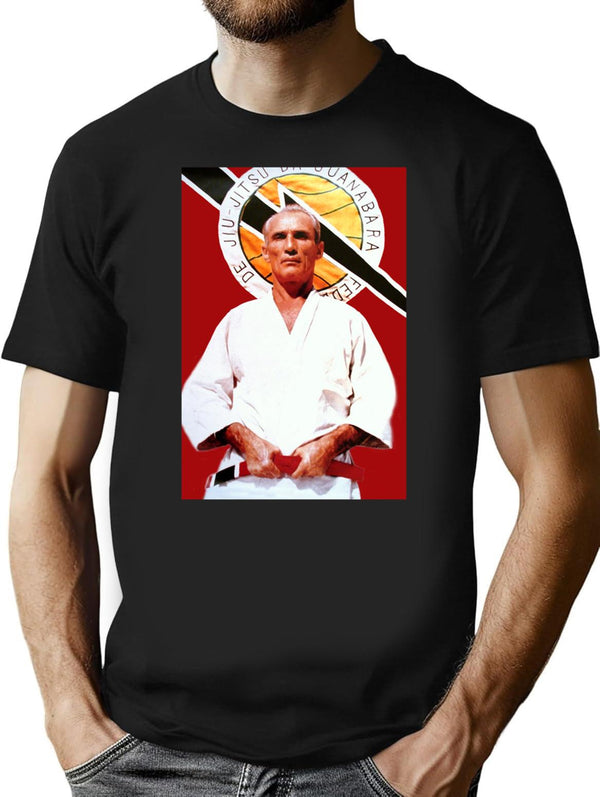 Helio Gracie Premium Heavyweight Cotton T-Shirt - Black