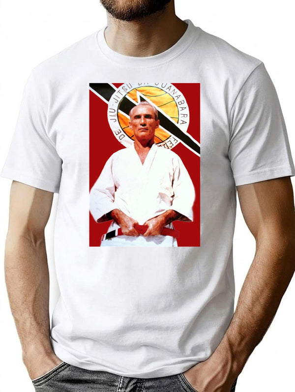 Helio Gracie Premium Heavyweight Cotton T-Shirt - White