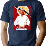 Helio Gracie Premium Heavyweight Cotton T-Shirt - Navy
