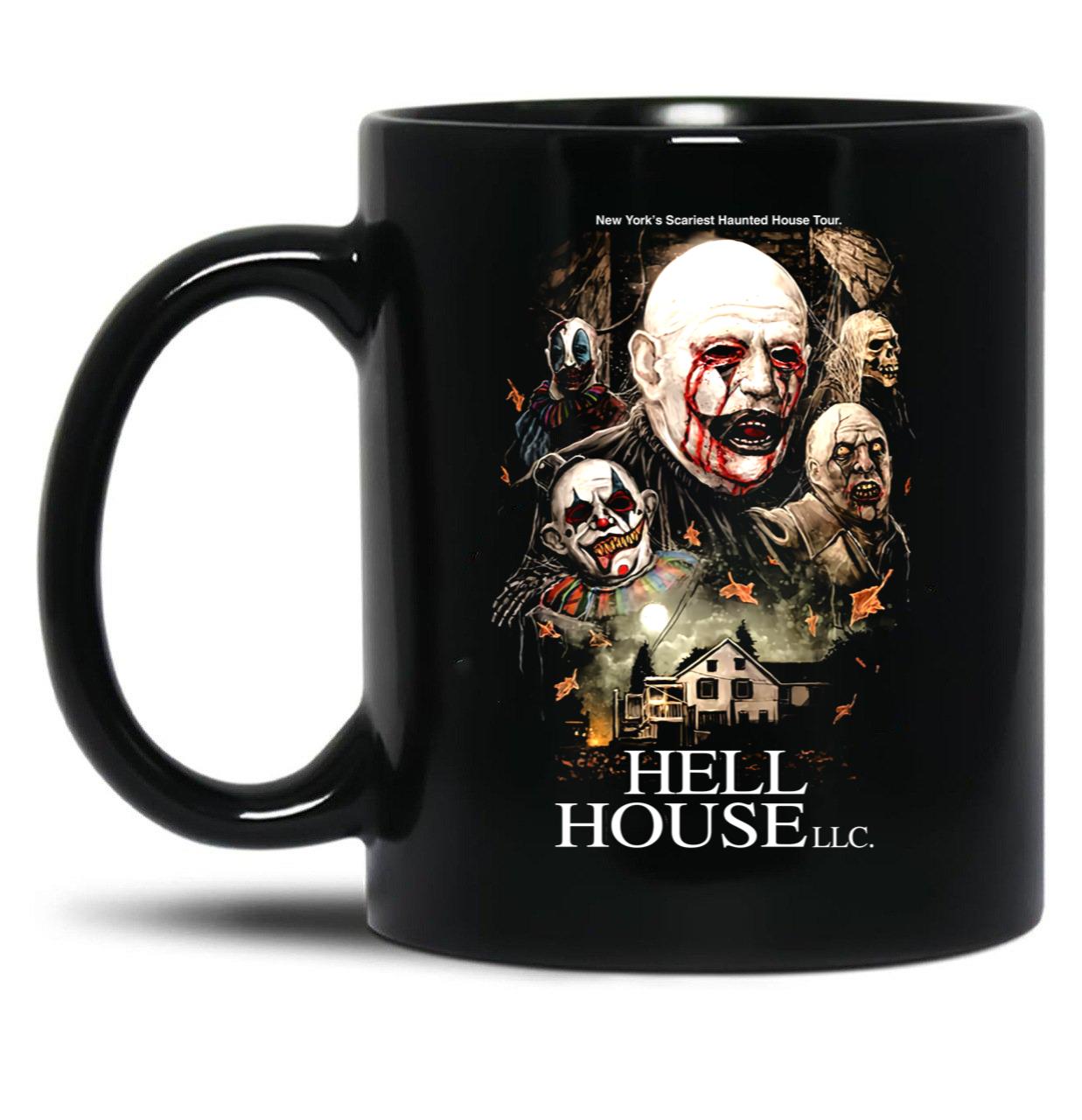 Hell House LLC The Abaddon Hotel Nightmare Black Coffee Mug, Gift Coffee Mug