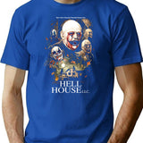 Hell House LLC The Abaddon Hotel Nightmare Premium Heavyweight Cotton T-Shirt - Blue