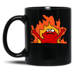 Hellmo Funny Cake Meme Black Coffee Mug, Gift Coffee Mug