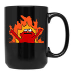 Hellmo Funny Cake Meme Black Coffee Mug, Gift Coffee Mug