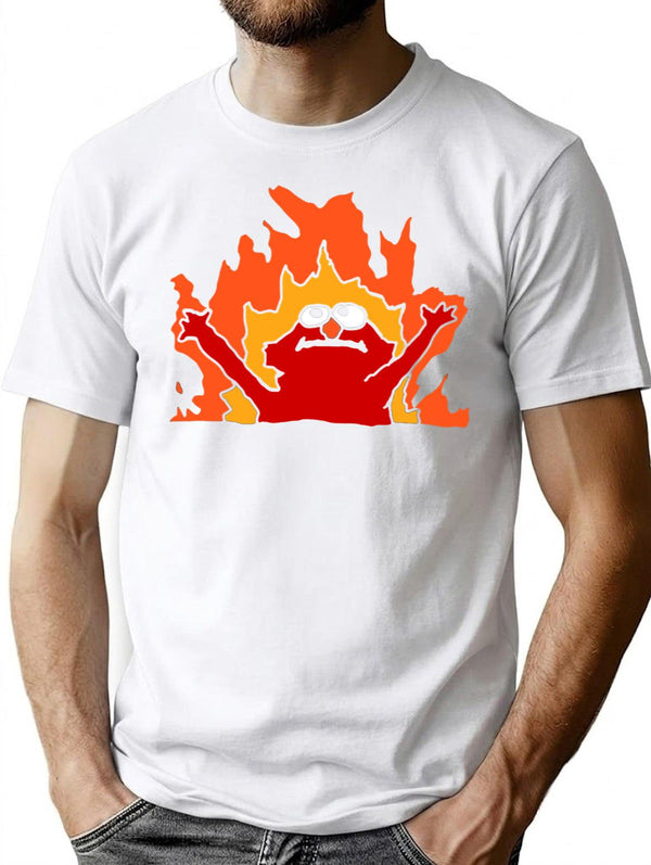 Hellmo Funny Cake Meme Premium Heavyweight Cotton T-Shirt - White