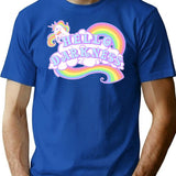 Hello Darkness T-Shirt for Men & Women, T-Shirts Graphic Tee - Blue