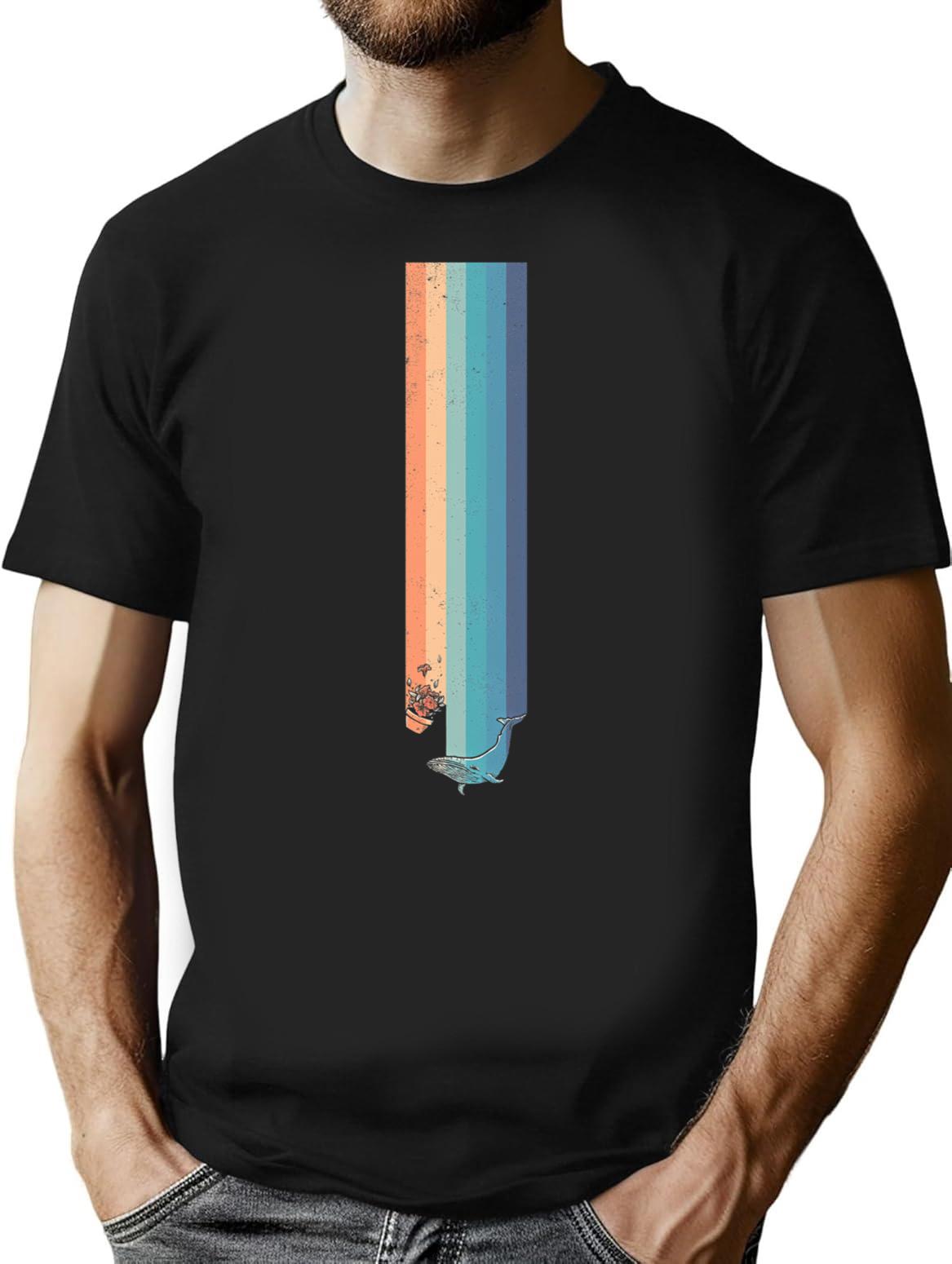 Hello Ground T-Shirt for Men & Women, T-Shirts Graphic Tee - Black