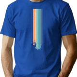 Hello Ground T-Shirt for Men & Women, T-Shirts Graphic Tee - Blue