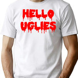 Hello Uglies Premium Heavyweight Cotton T-Shirt - White