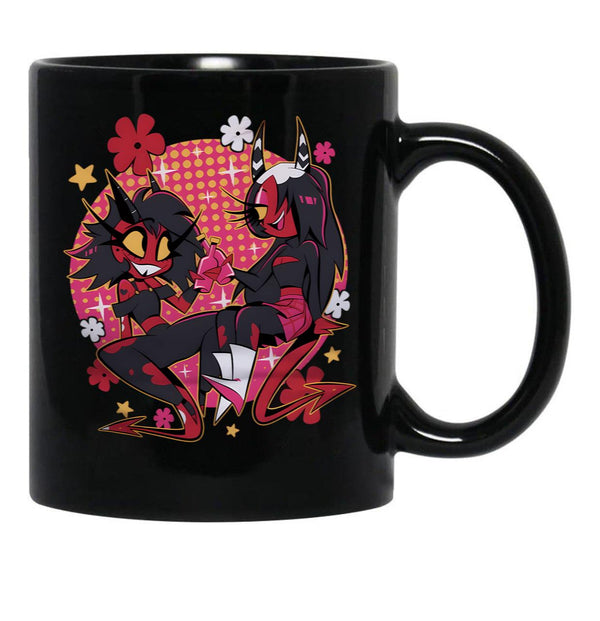 Hells Belles - T-Shirt Black Coffee Mug, Gift Coffee Mug - Black