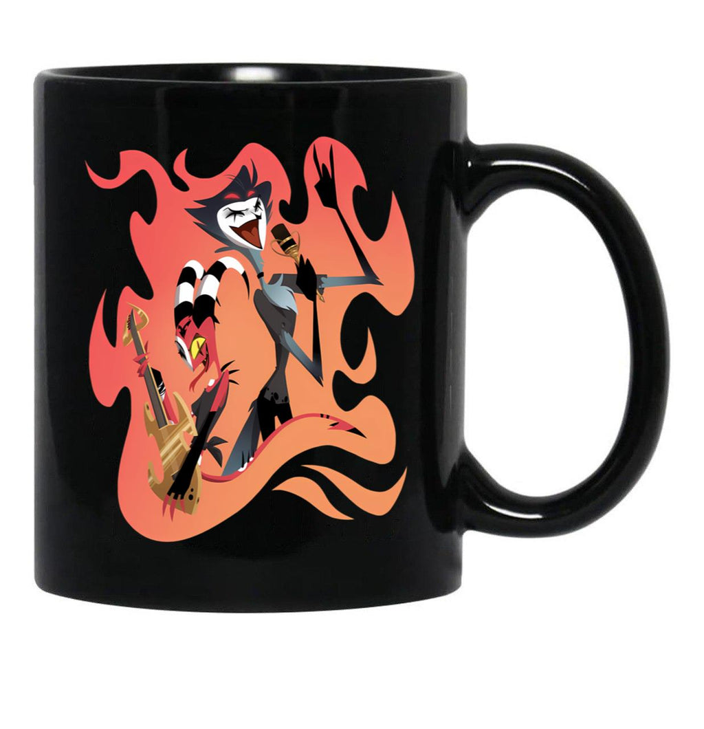 Helluva Boss - Blitzo Stolas Rock Black Coffee Mug, Gift Coffee Mug - Black