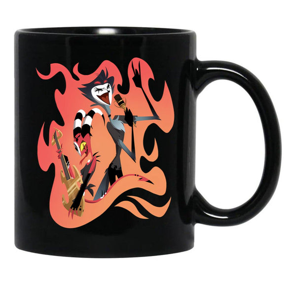 Helluva Boss - Blitzo Stolas Rock Black Coffee Mug, Gift Coffee Mug - Black