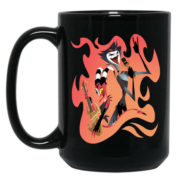Helluva Boss - Blitzo Stolas Rock Black Coffee Mug, Gift Coffee Mug - Black