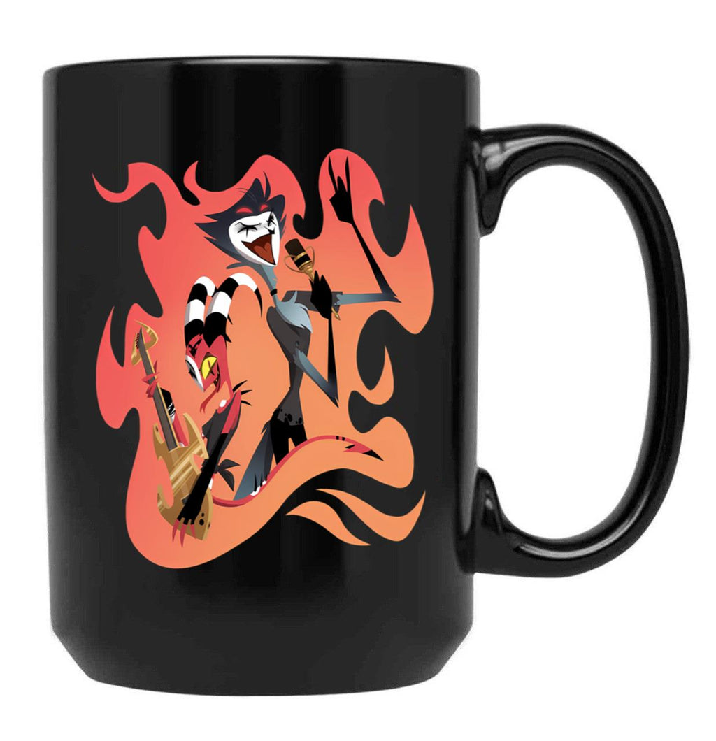Helluva Boss - Blitzo Stolas Rock Black Coffee Mug, Gift Coffee Mug