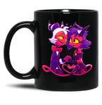 Helluva Boss Millie And Moxxie Black Coffee Mug, Gift Coffee Mug