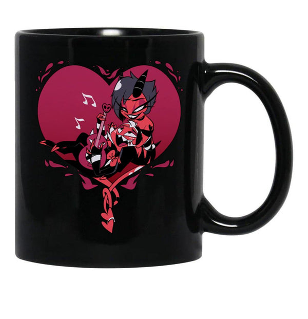 Helluva Boss Moxxie and Millie Classic Black Coffee Mug, Gift Coffee Mug - Black