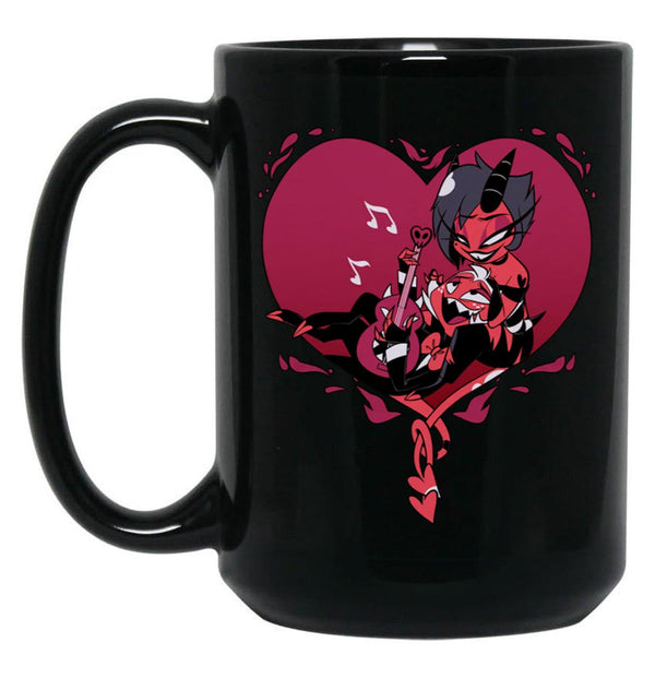 Helluva Boss Moxxie and Millie Classic Black Coffee Mug, Gift Coffee Mug - Black