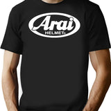 Helmets For Motorsports T-Shirt for Men & Women, T-Shirts Graphic Tee - Black