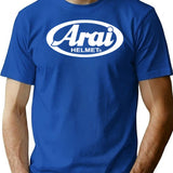 Helmets For Motorsports T-Shirt for Men & Women, T-Shirts Graphic Tee - Blue