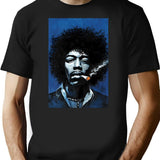 Hendrix_S Soulful Serenade T-Shirt for Men & Women, T-Shirts Graphic Tee - Black