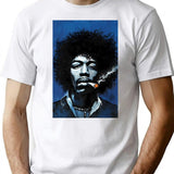 Hendrix_S Soulful Serenade T-Shirt for Men & Women, T-Shirts Graphic Tee - White
