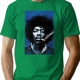 Hendrix_S Soulful Serenade T-Shirt for Men & Women, T-Shirts Graphic Tee - Green