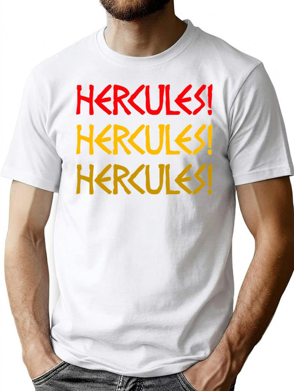 Hercules Hercules Hercules Premium Heavyweight Cotton T-Shirt - White