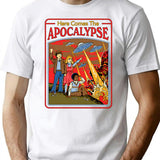 Here Comes The Apocalypse T-Shirt for Men & Women, T-Shirts Graphic Tee - White