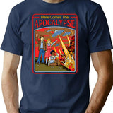 Here Comes The Apocalypse T-Shirt for Men & Women, T-Shirts Graphic Tee - Navy
