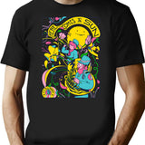 Here Comes The Sun T-Shirt for Men & Women, T-Shirts Graphic Tee - Black
